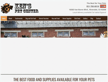 Tablet Screenshot of kenspetcenterriverside.com